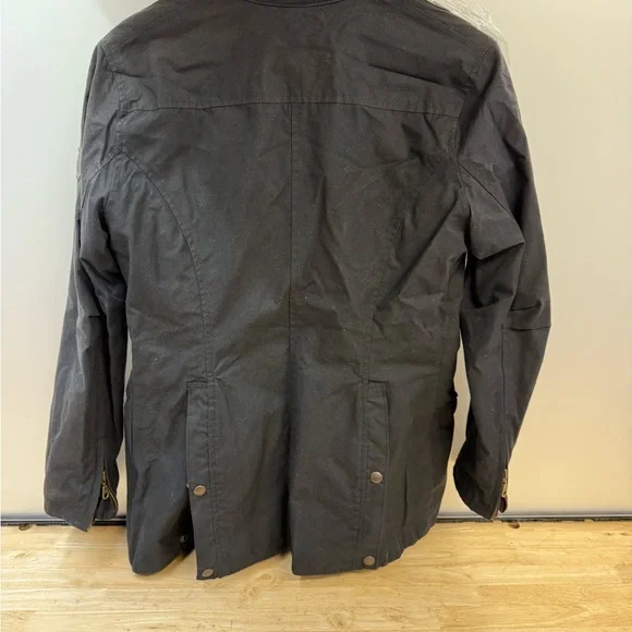 Levi's Women's Black Waxed Cloth Utility Jacket - Picture 7 of 11